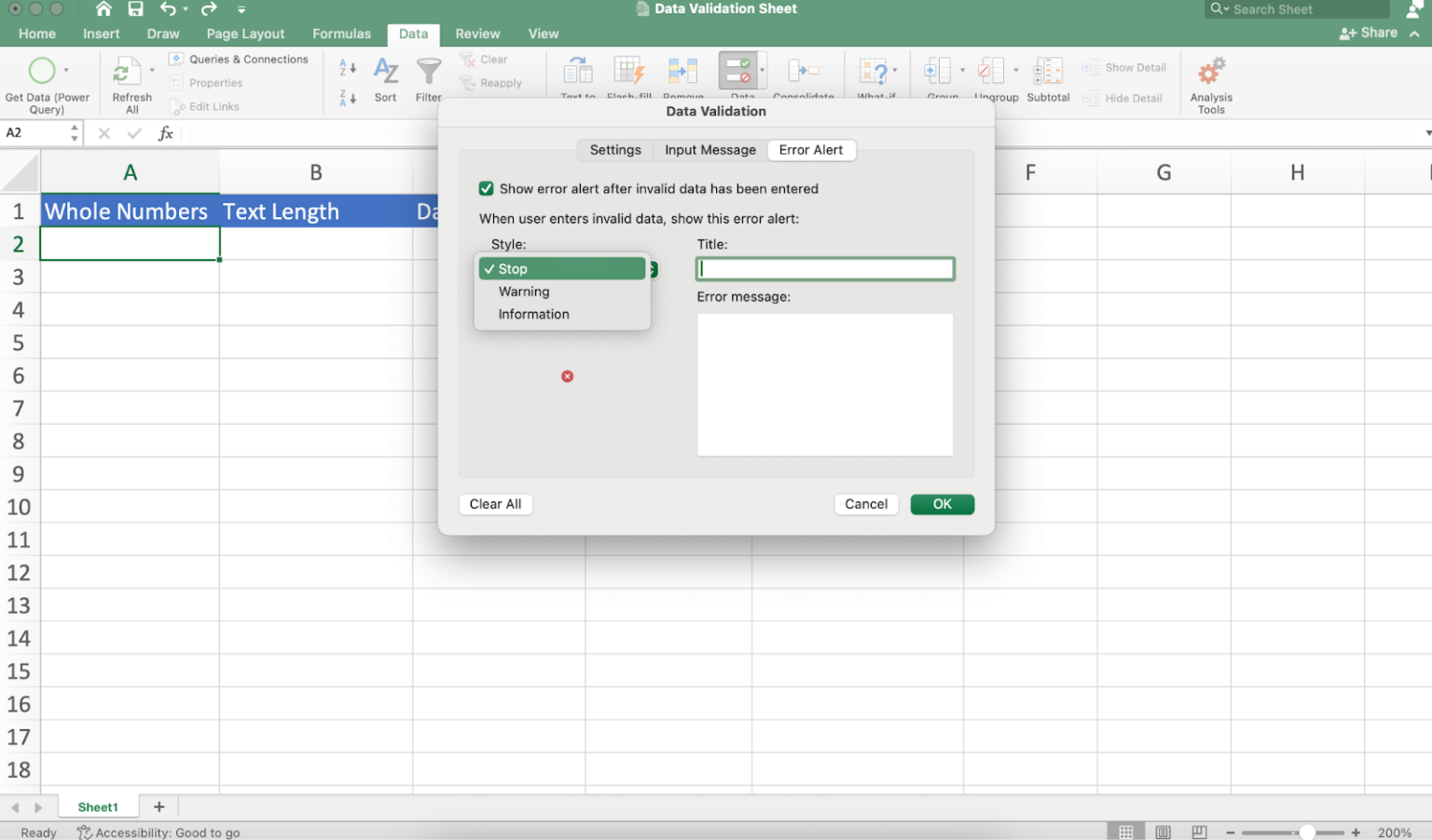 How to Apply Data Validation in Excel | ClickUp