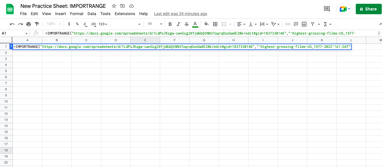 Automatisieren Sie den Import von Daten aus Tabellen oder dem Google Kalender - Google Sheets Automatisierung