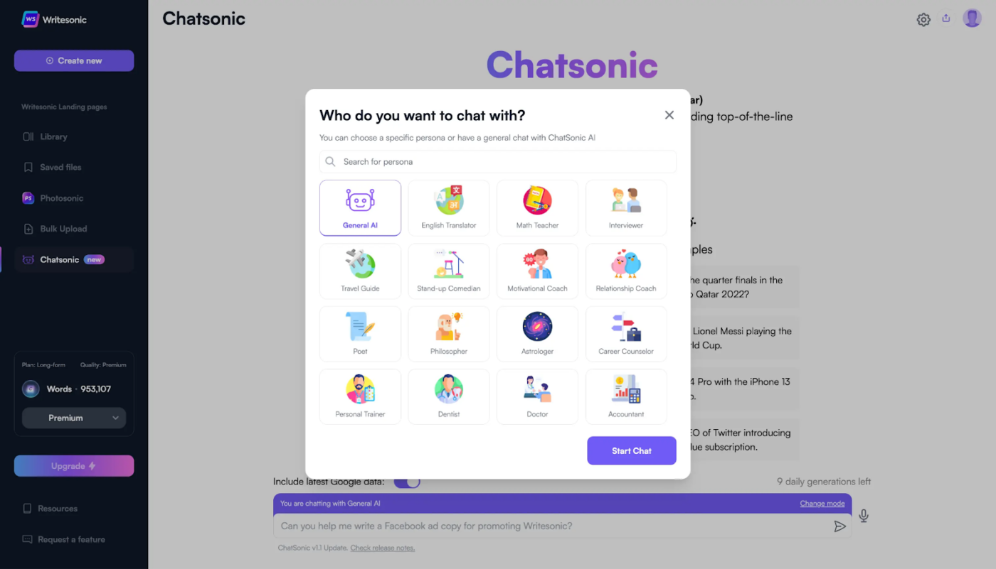 Chatsonic: ChatGPT Alternatives