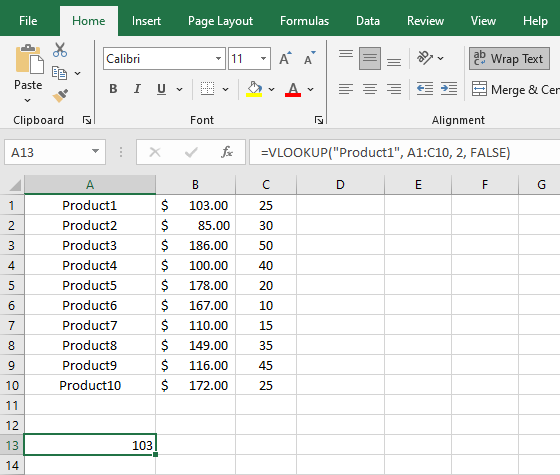  Looking up data vertically [VLOOKUP]: excel cheat sheet