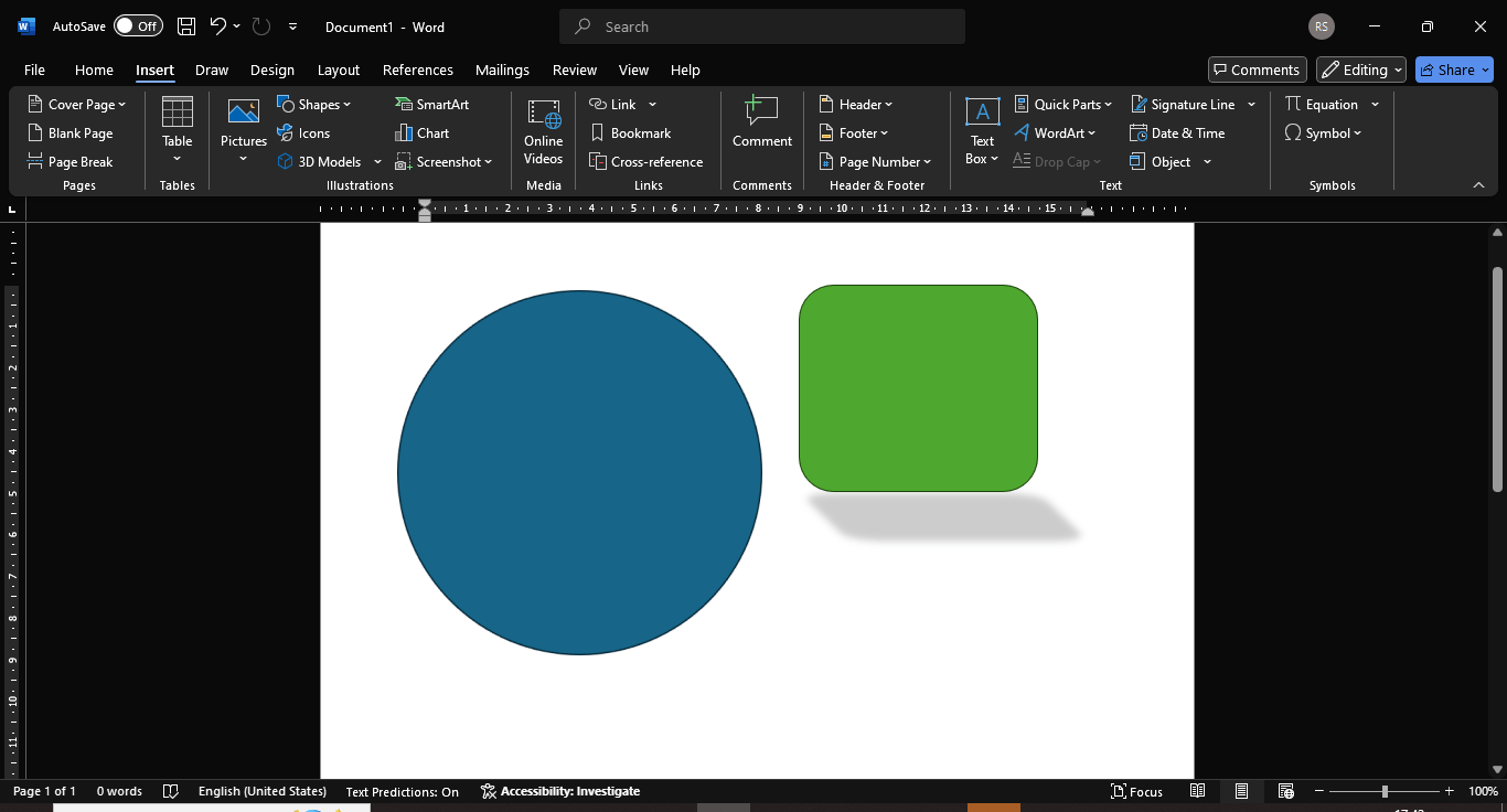 How to Draw in Word - Erstellen und Formatieren von Formen