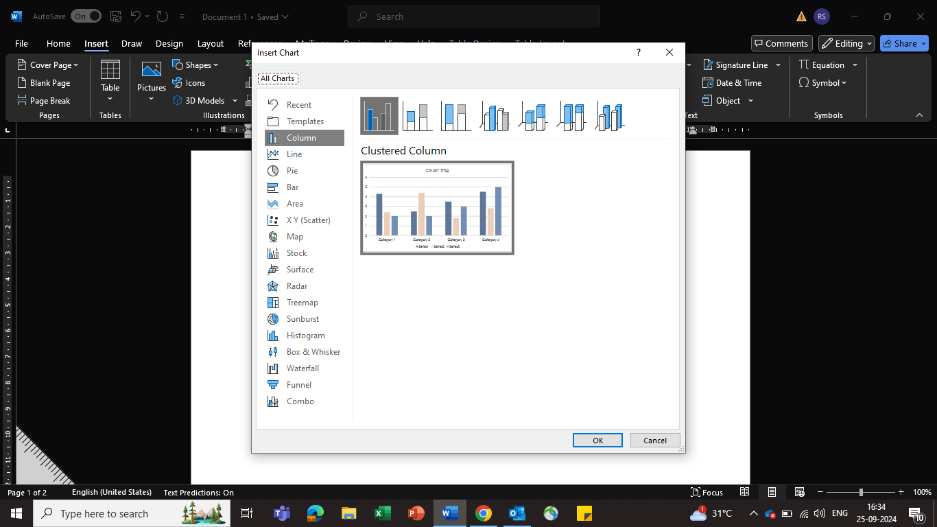 How to Draw in Word - SmartArt and Chart