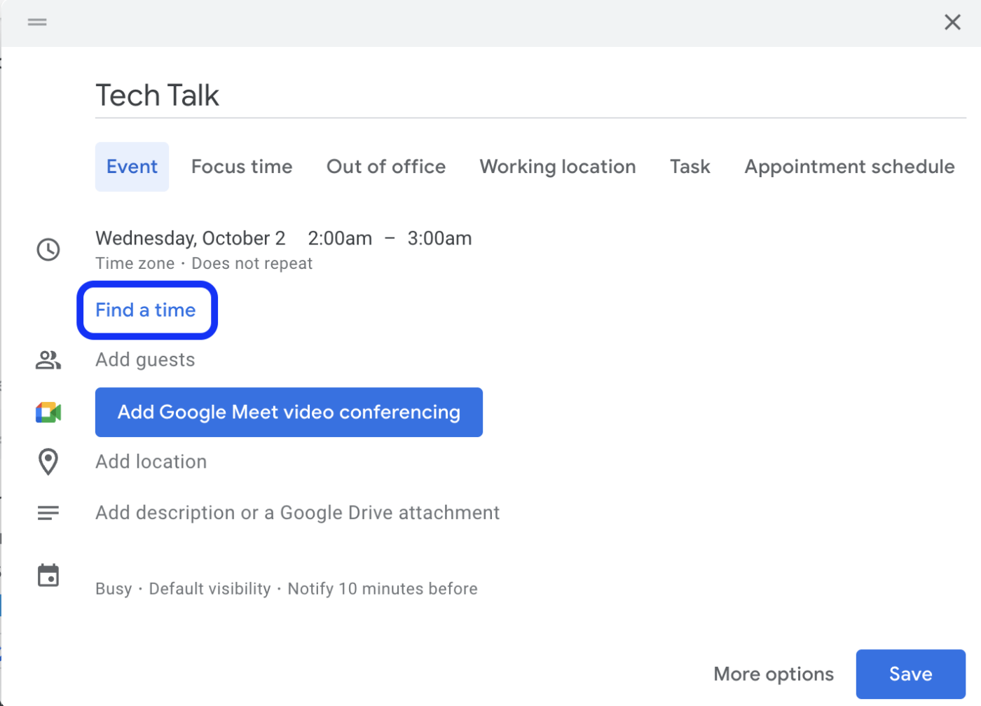 Schedule meetings faster with ‘Find a time’: google workspace tips