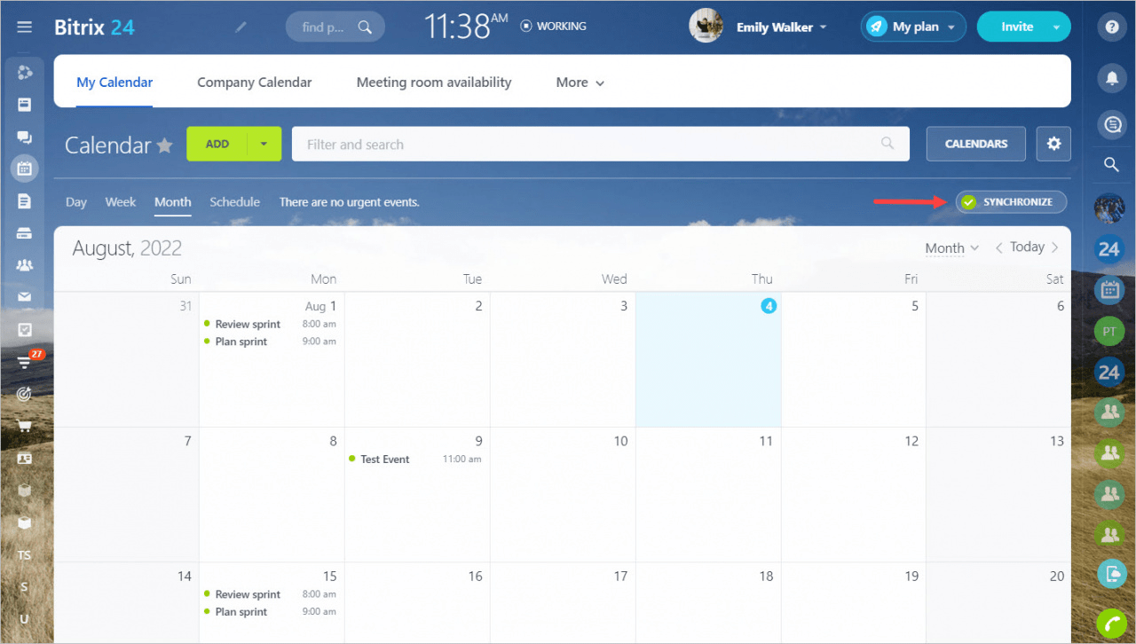 Bitrix24: Calendar Management Tools 