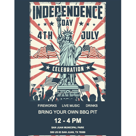 The 4th of July Flyer Template