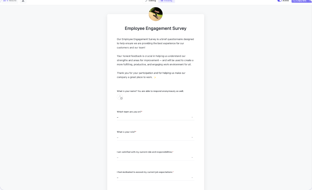 ClickUp Employee Feedback Template