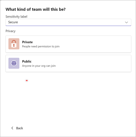 Establecer ajustes de privacidad para su equipo en Microsoft Teams\_Cómo crear un equipo en Microsoft Teams