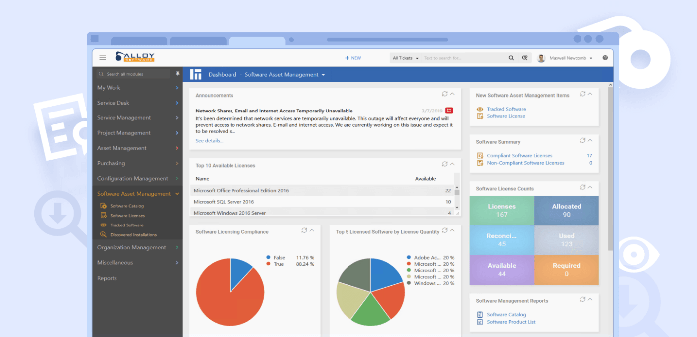 Narzędzia do zarządzania zasobami oprogramowania: Alloy Navigator