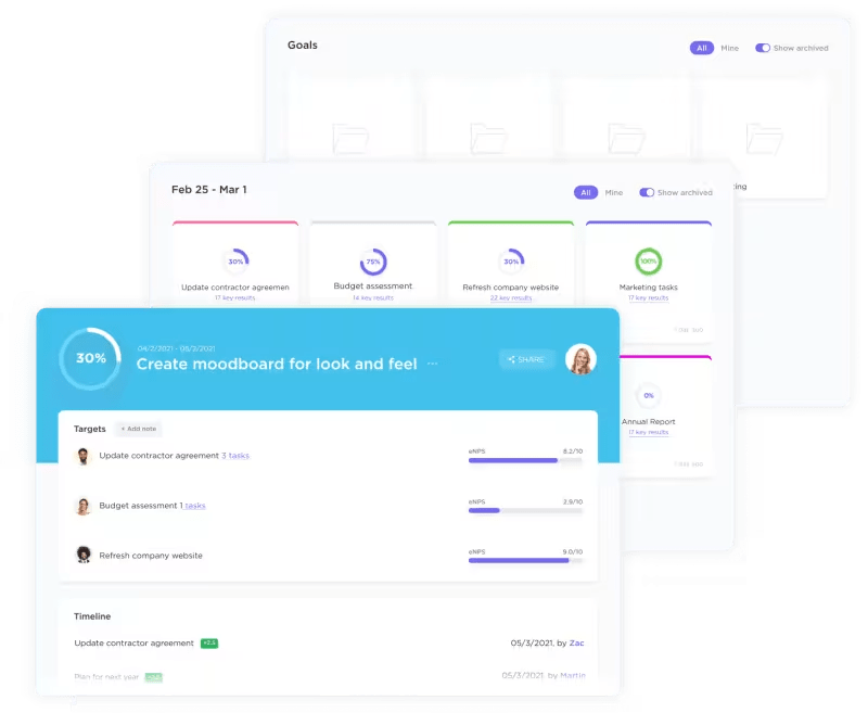 Break daunting tasks into achievable milestones with ClickUp Goals and learn how to overcome perfectionism at work