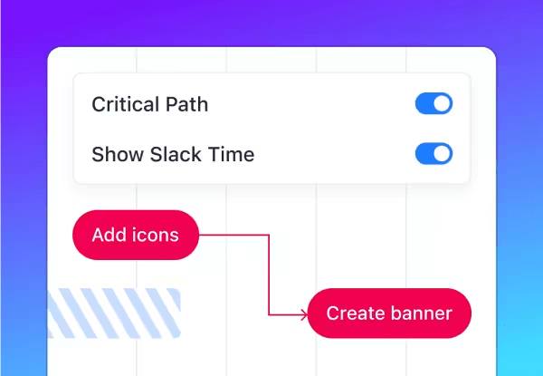 Link tasks with ClickUp's Gantt Chart View