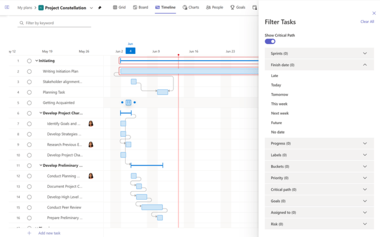 How to Create a Gantt Chart in Microsoft Planner | ClickUp