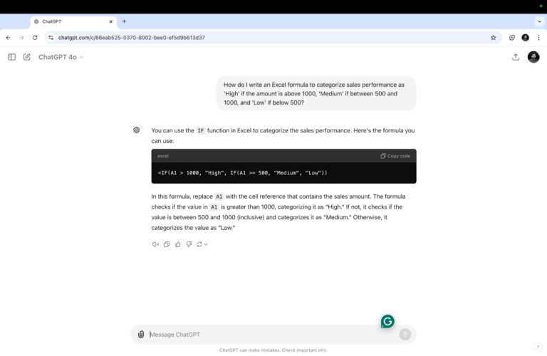 How to Use ChatGPT for Excel Formulas | ClickUp