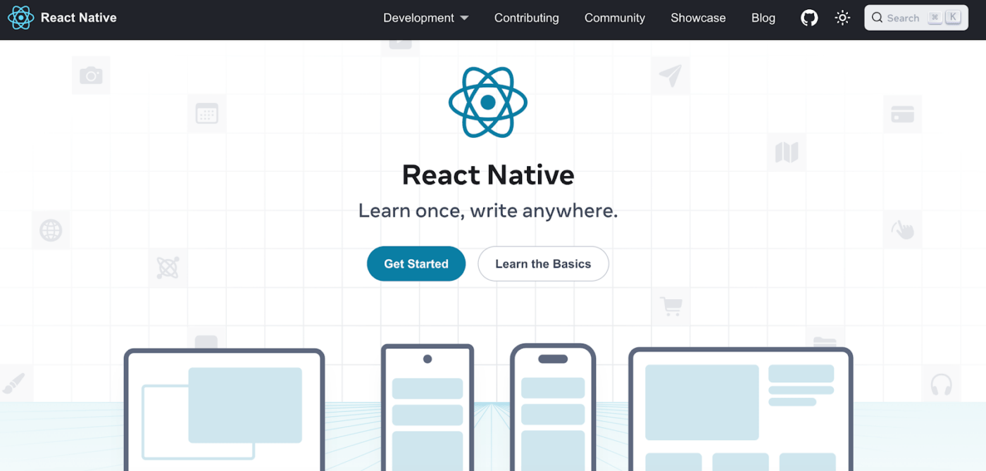 React Native open source project for mobile users  