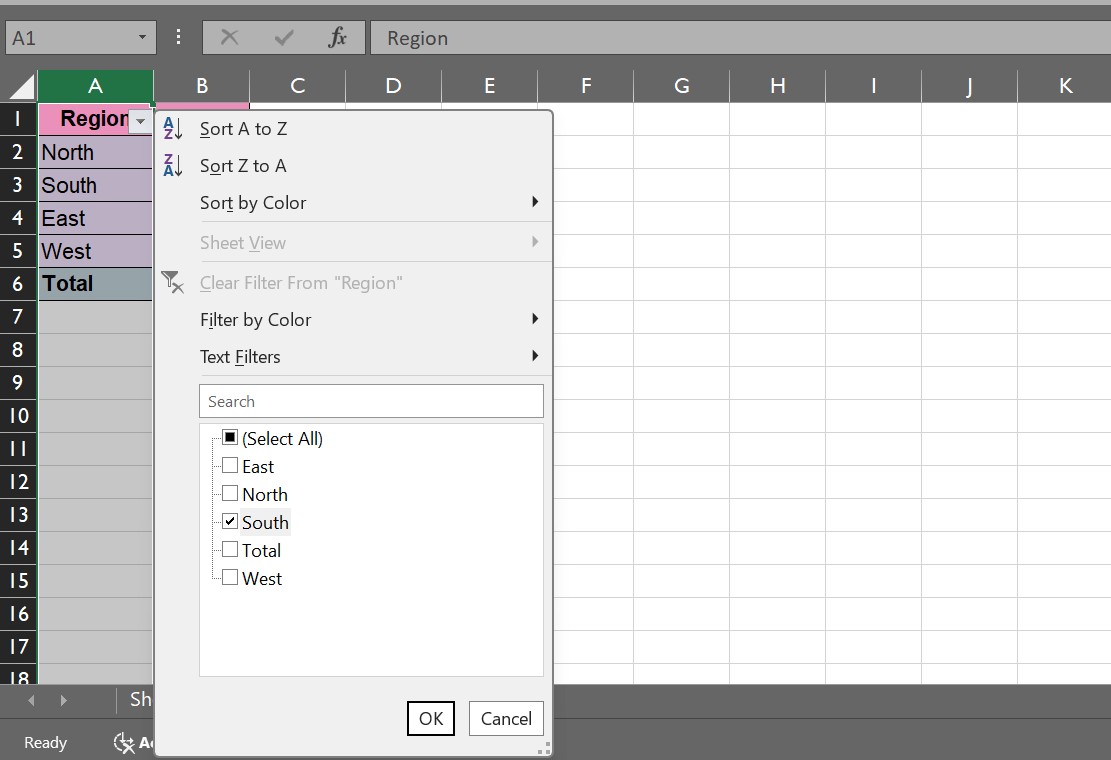 Como somar uma coluna no Excel