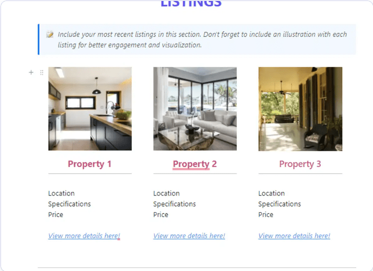 ClickUp Real Estate Newsletter  property management templates