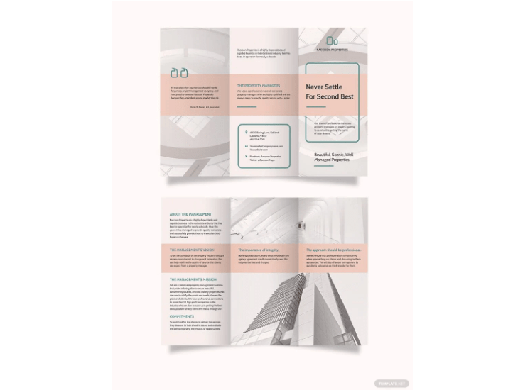 Property Management Brochure by Template.net