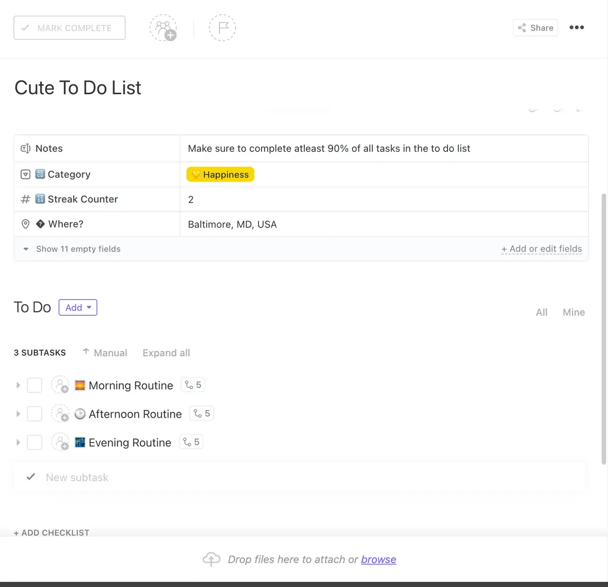 Templat Daftar Tugas Harian ClickUp Templat daftar tugas google sheet untuk melakukan templat