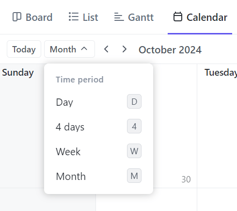 Adding tasks and due dates to your calendar in Click Up