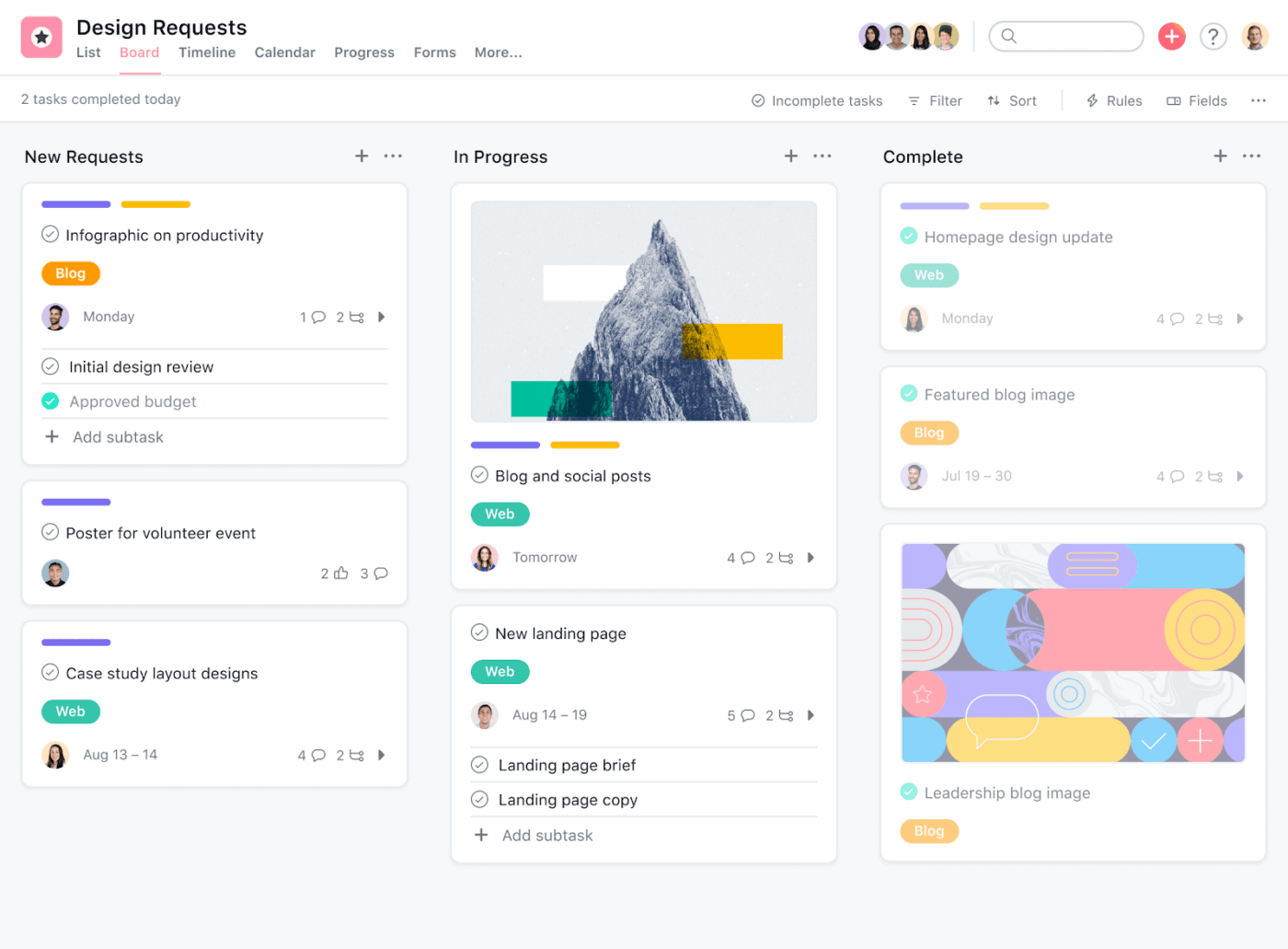 Asana (Best task management and employee engagement tool)