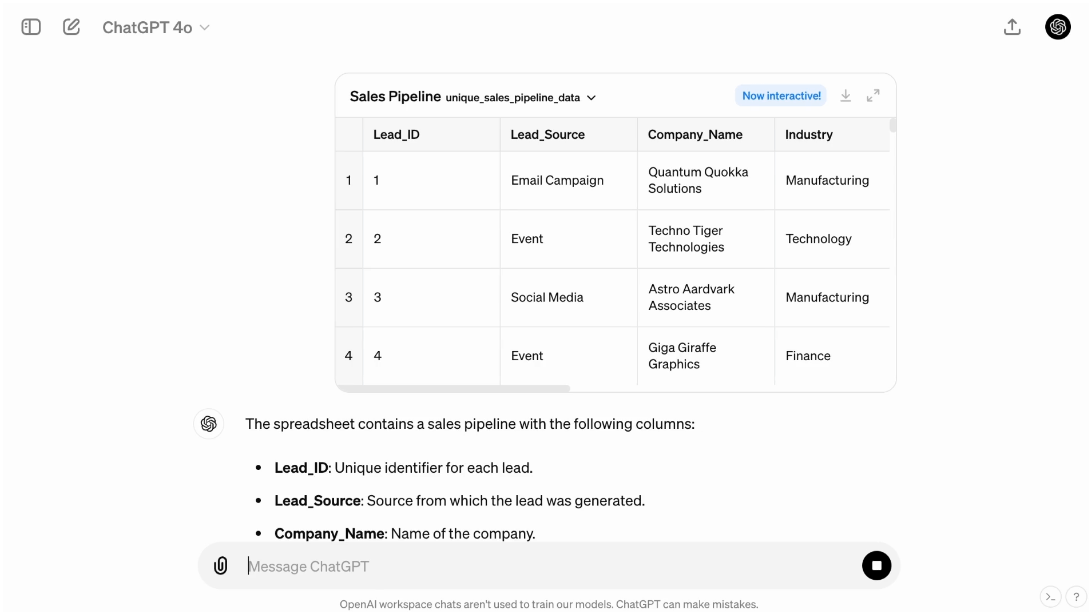 ChatGPT Advanced data analysis: Meta AI vs ChatGPT