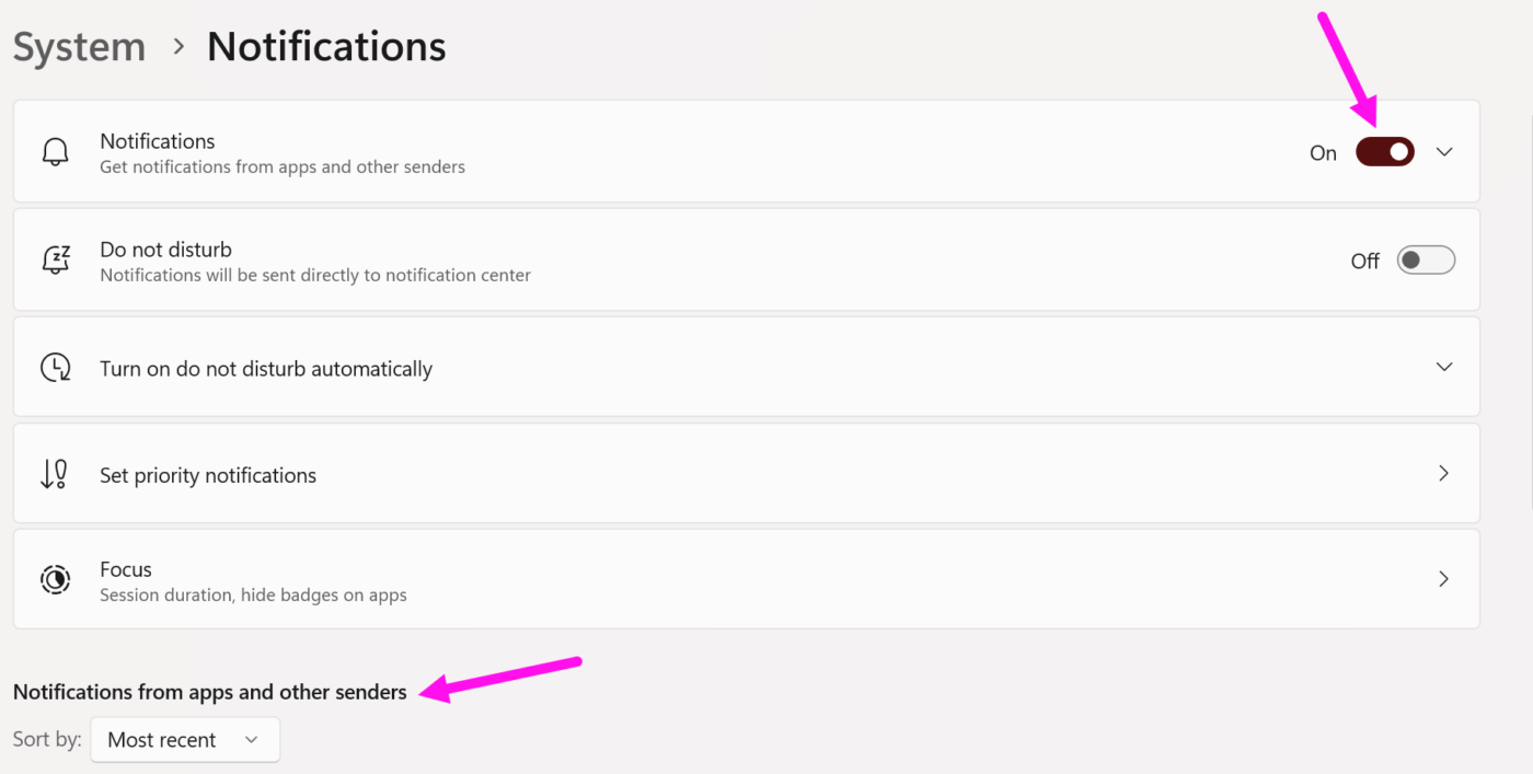 Activate ClickUp Do Not Disturb mode in notification settings to minimize interruptions and achieve greater focus