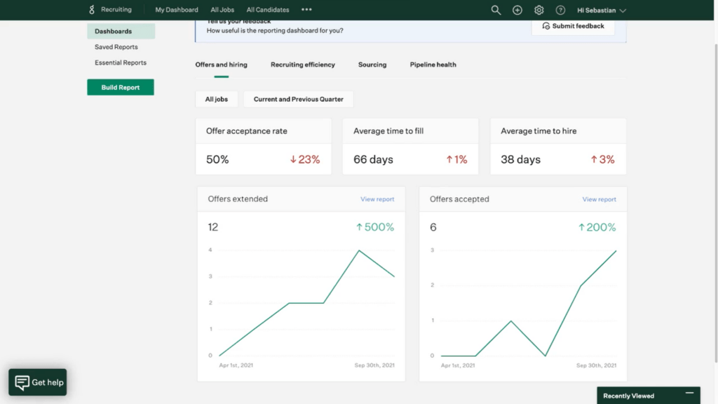 Greenhouse : recruitment crm