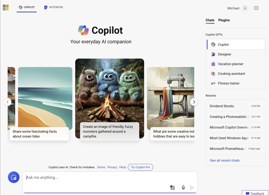 Microsoft Copilot : ai productivity tools