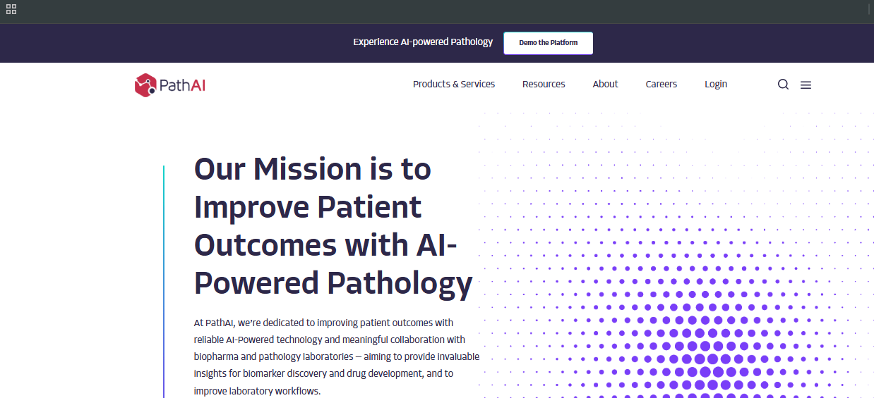 PathAI an ai tools in healthcare (Best for improving diagnostic accuracy in pathology)