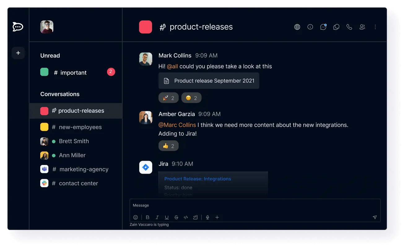 Rocket.Chat is an open-source communication platform