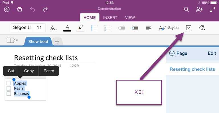 Task management with checkboxes and to-do lists