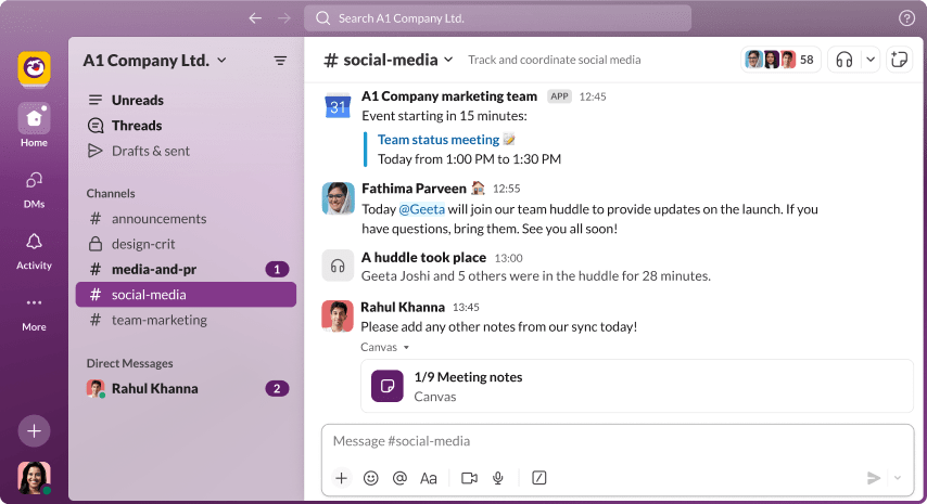 slack ui