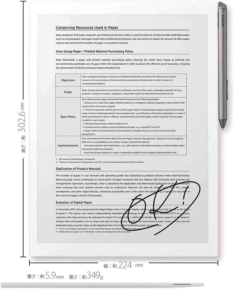 Sony DPT-RP1 kindle scribe alternative