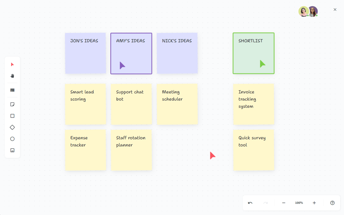 Drag and drop editor Feature: Nuclino vs Notion
