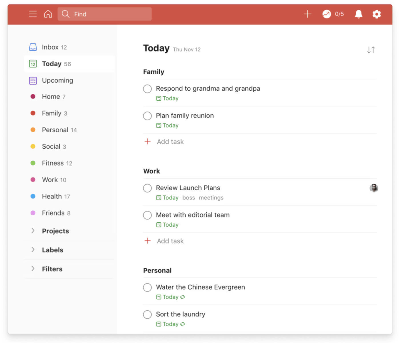 Task organization and prioritization: todoist vs apple reminders
