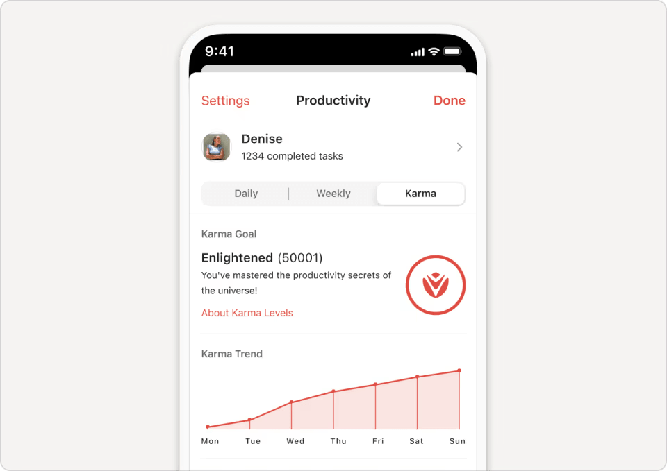 Productivity tracking: todoist vs apple reminders
