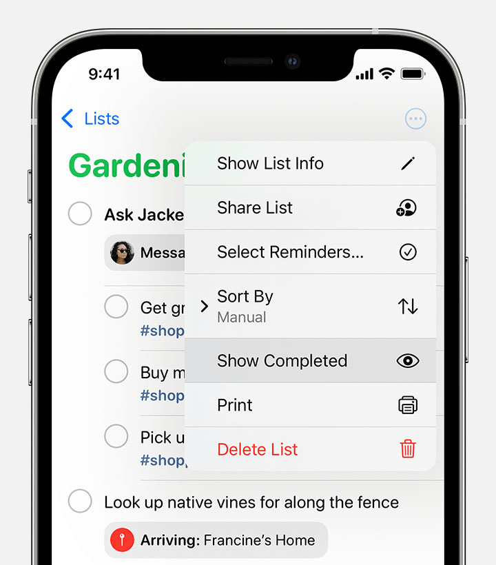 Location-based reminders