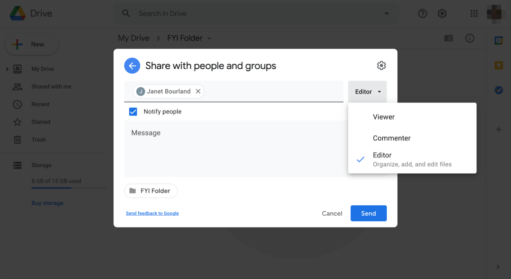 How to share your recording: how to record google meet