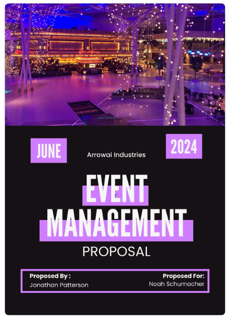 Event  Proposal Template by Canva