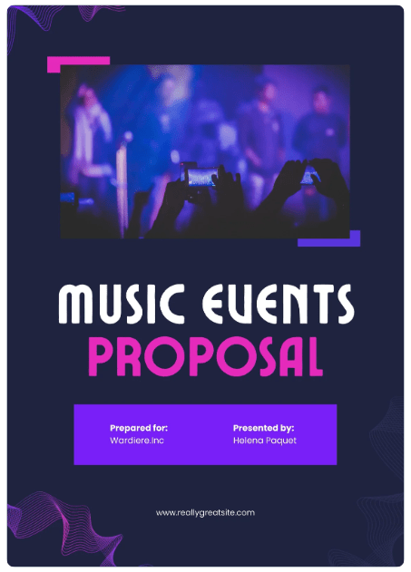 Event Proposal Template  by Canva