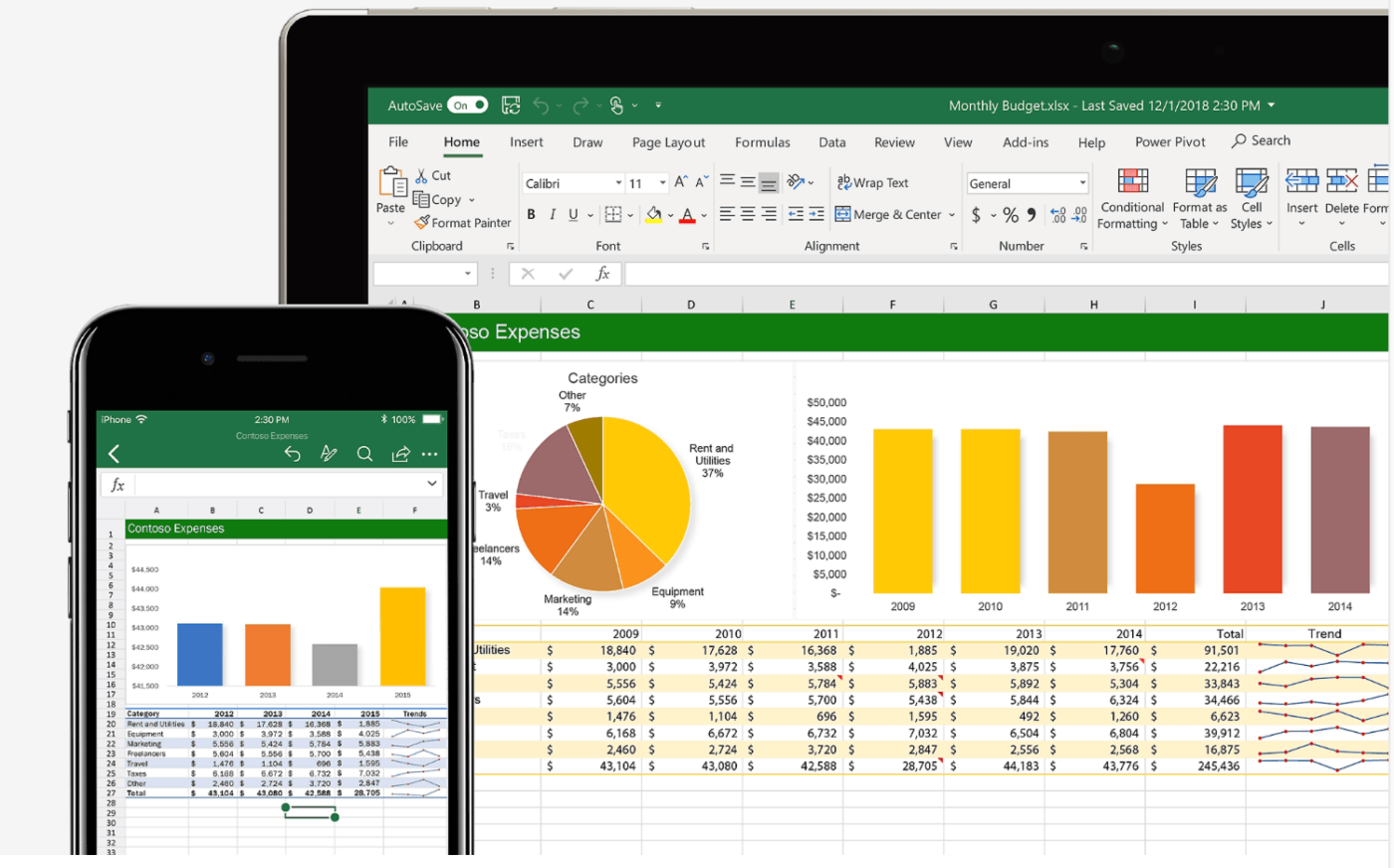 Airtable vs. Excel: Excel overview