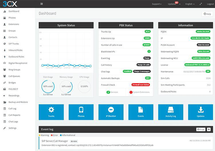 Unified Communication Platforms: 3CX