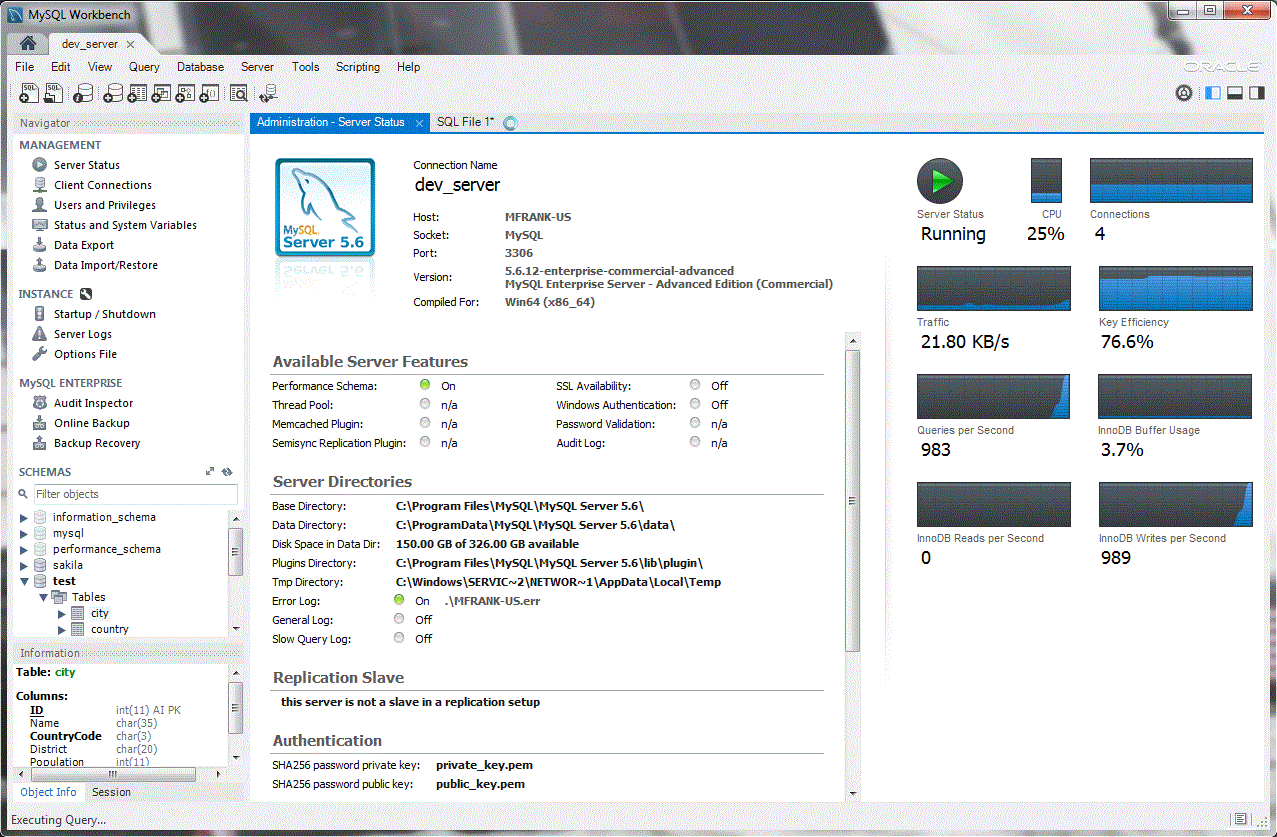 free database software: MySQL