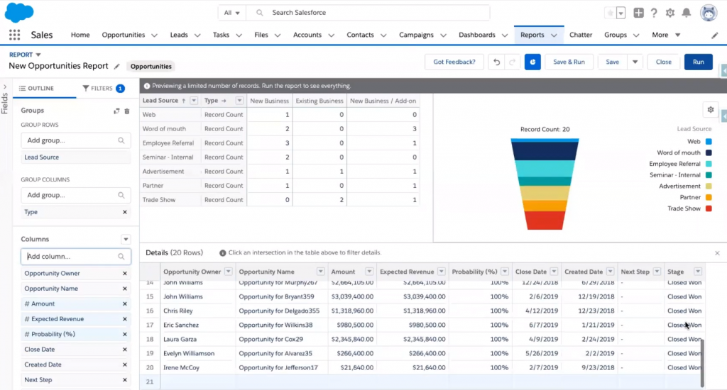 All in One CRM : Salesforce