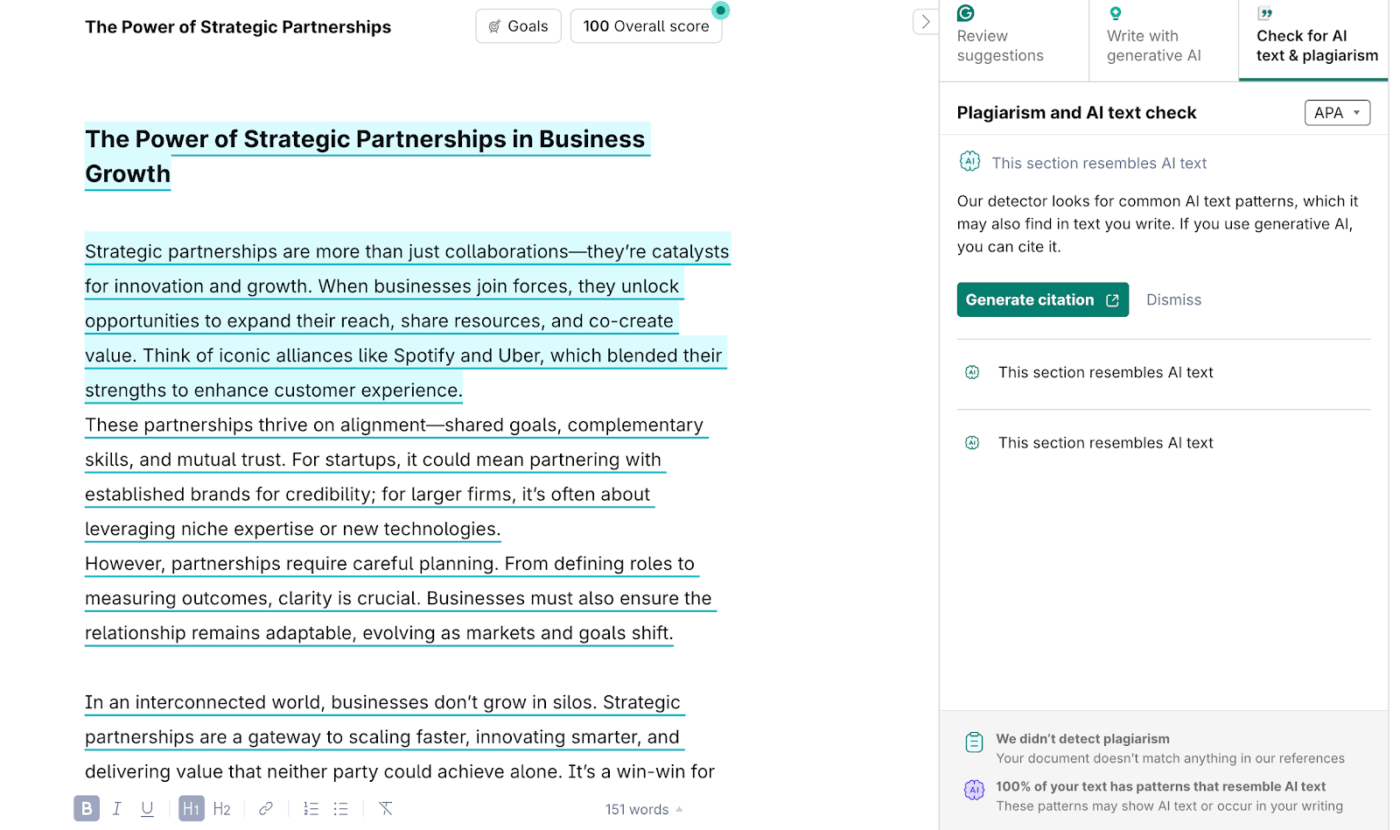 Prowritingaid vs Grammarly: Rilevazione dell'IA e controllo del plagio di Grammerly