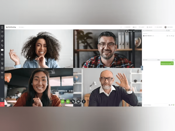 ClickMeeting is a versatile tool for small meetings and large-scale webinars.