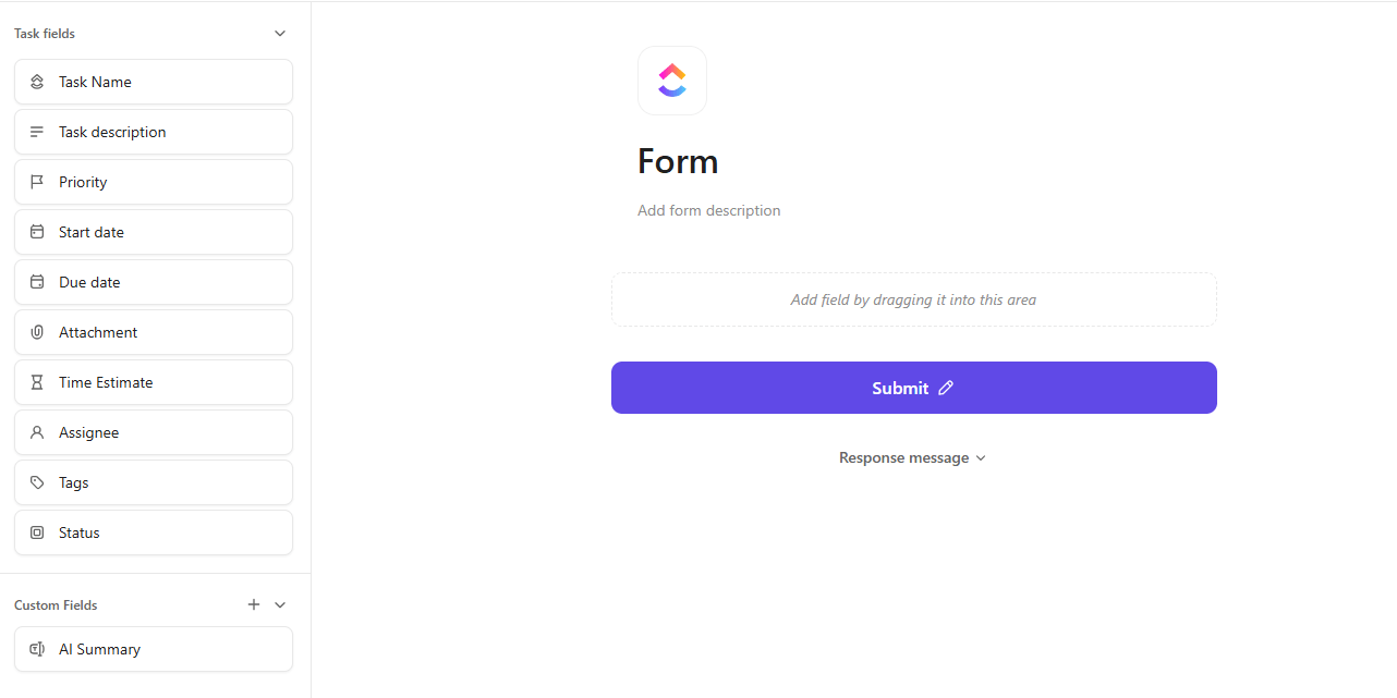 ClickUp Form View