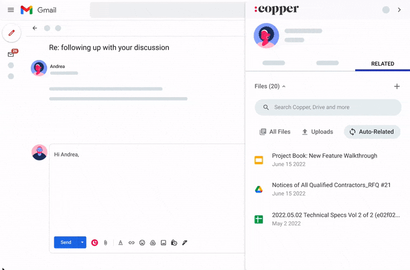 Copper CRM Gmail Integration for simplified customer management 