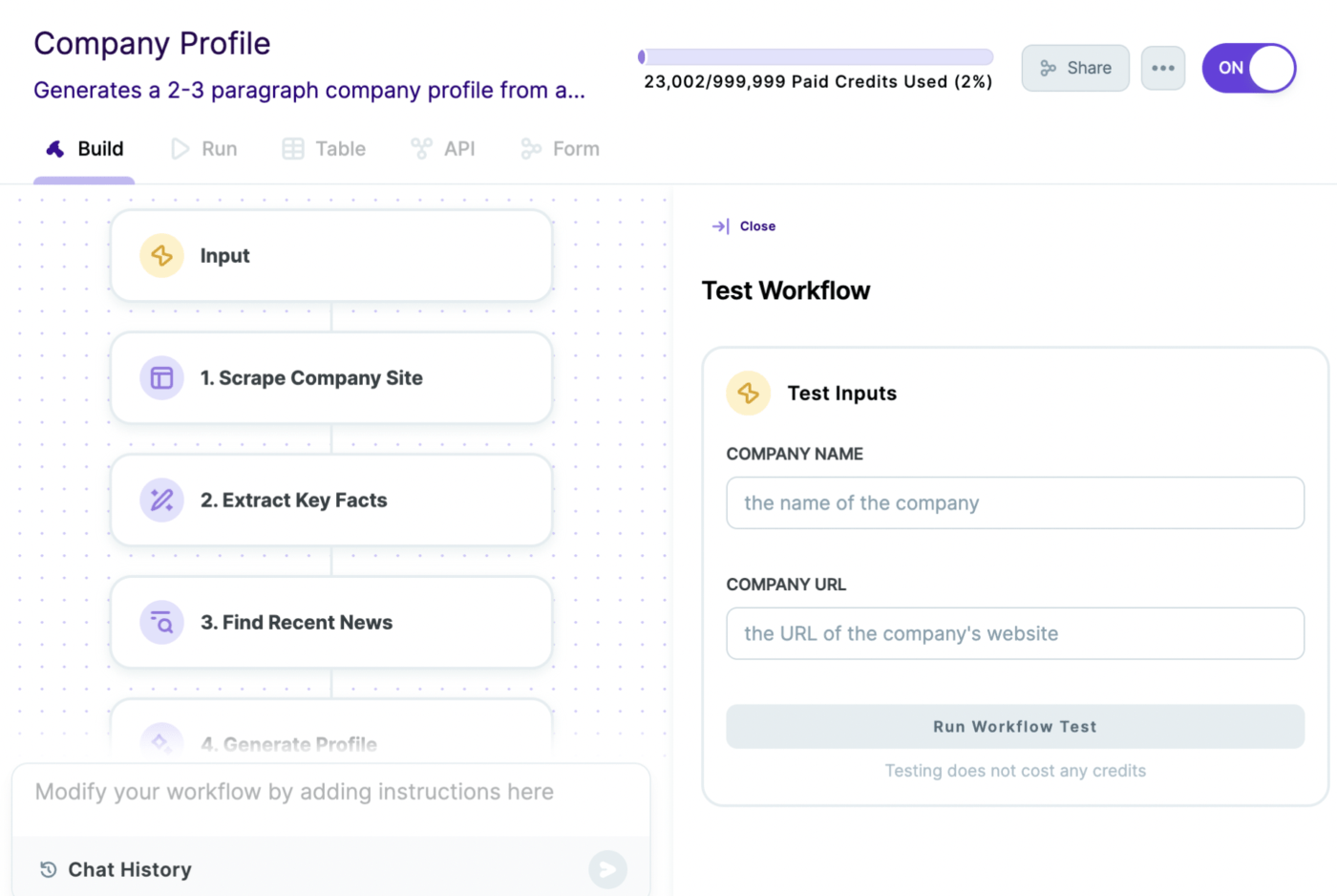 Copy.ai Dashboard: ai content creation tools