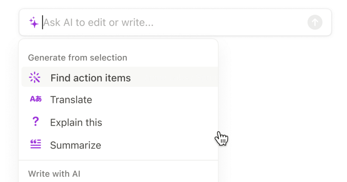 Translate and summarize information with Notion AI