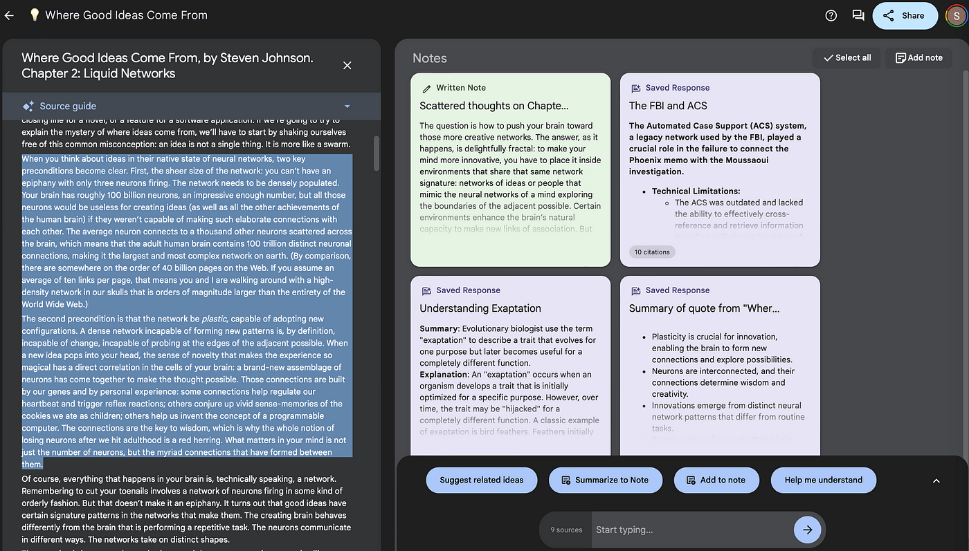 Sort and manage research insights with NotebookLM